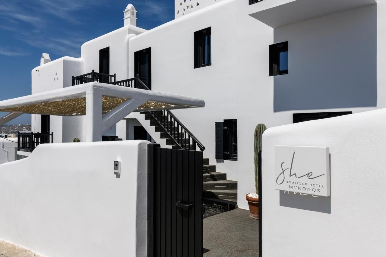 She Mykonos Boutique Hotel Mykonos Town Exterior foto