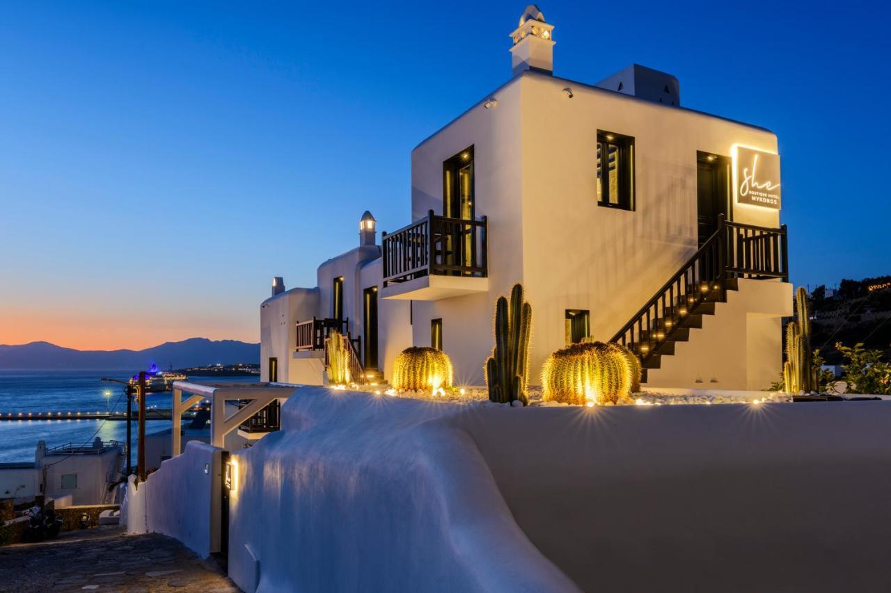 She Mykonos Boutique Hotel Mykonos Town Exterior foto